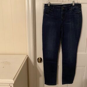 LOFT sz 30/10 Dark Wash Curvy Skinny Jeans